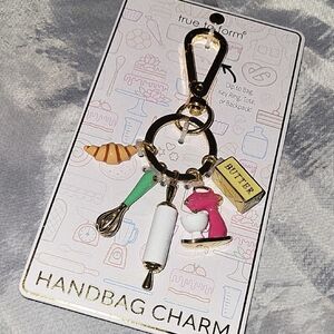 True To Form Baker Handbag Charm Keychain HL Rt Tp